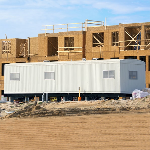 our construction trailers are available for delivery to any job site you need